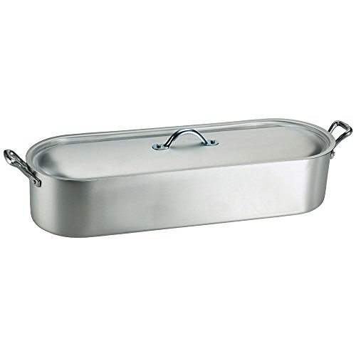 Pentols Agnelli fish kettle cuffs with 2 handles BLTF aluminum lid and Grill
