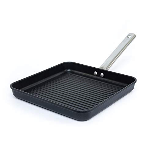 Valira 4437 black 25 Chef induction grill pan 28 x 28 cm