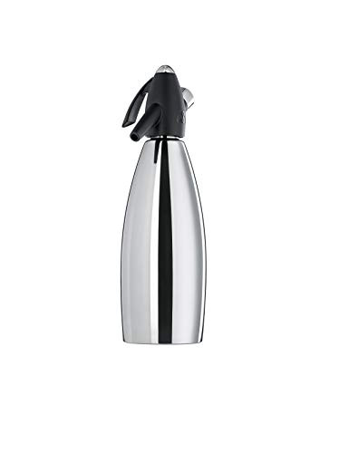iSi Soda Siphon 1007 bubbler bottle with stainless steel carbonated water Soda for sparkling water