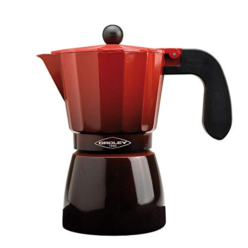 Oroley 215070500 espresso 12 tasses à induction rouge