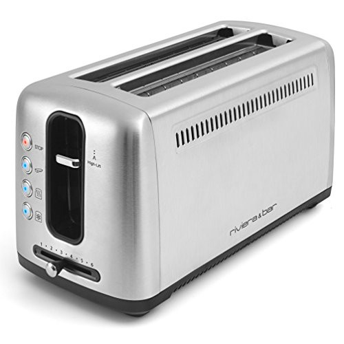 Riviera & Bar GP540A Toaster extralang Edelstahl 2 Schlitze