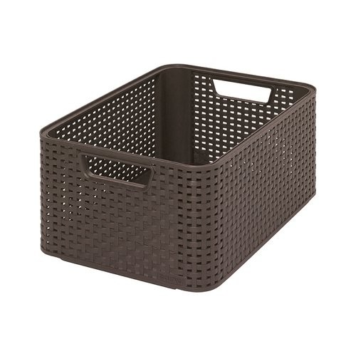 Basket CURVER 205 844 (18 l dark brown color)