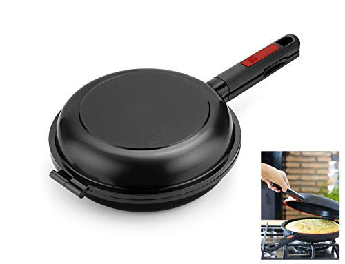 Bra Dupla Premiere double pan suitable cast aluminum with non-stick coating for all heat sources including induction 24 cm Exclusively at Amazon