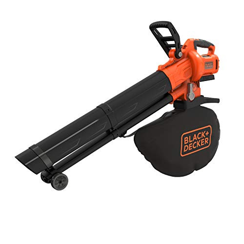 Black + Decker battery Laubsauger brushless motor 210 km blowers with chopper BCBLV36B 45l collection bag