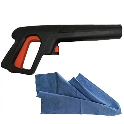 parpyon® gun for pressure washers ANNOVI REVERBERI - AR Blue Clean - Black & Decker quick coupling for water hose - Spare parts Pressure Washer + free cloth BD41892