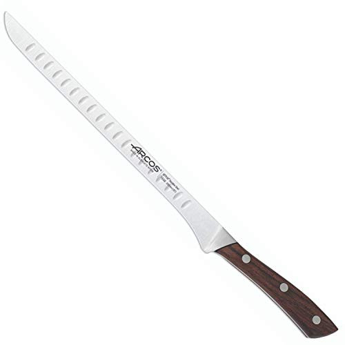 Arcos Series Natura - cutting knife slicing knife - blade of Nitrum forged stainless steel 250 mm - Handle Rosewood Color Brown