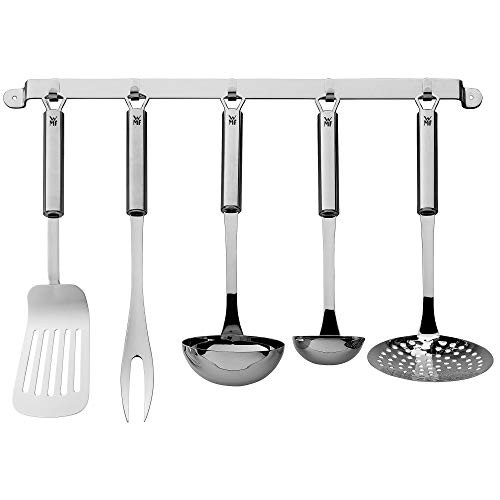 WMF Profi Plus Kitchen Gadgets Set 6-piece ladle slotted spoon hanging rack with 5 assistants