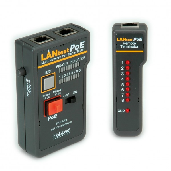 ROLINE HOBBES LANtest Multinetwork Cable Tester+ PoE