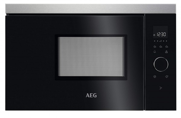 Cocina estufa de microondas AEG MBB1756SEM color negro 1250W