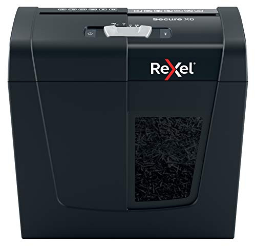 Rexel X6 Aktenvernichter schreddert bis zu 6 Seiten Sicherheitsstufe P4 Partikelschnitt