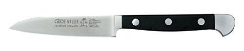 Güde ALPHA Series Blade length 9cm 9 cm POM black vegetable knife