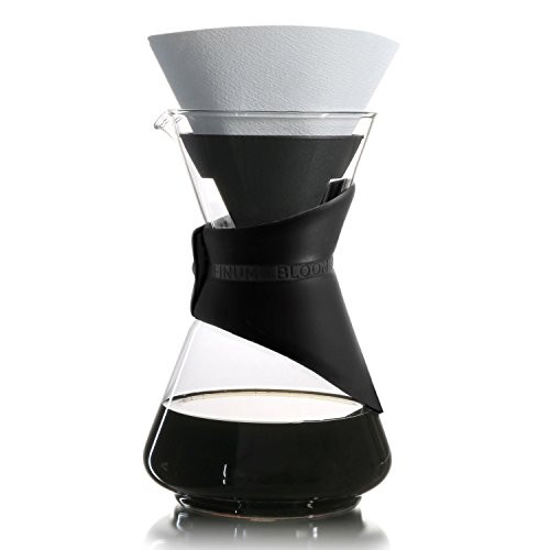 Finum BLOOM AND FLOW - Kaffeebrüher mit Glaskaraffe Handbrüh Kaffee Kaffeezubereiter Kaffeebereiter