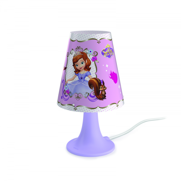 Philips Disney lámpara de mesa Sofía 717959616 220lm púrpura