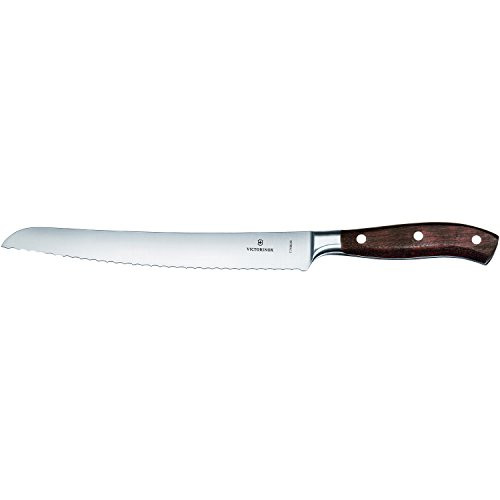 Victorinox Gran Maître cuchillo de pan hoja dentada 23 cm de madera