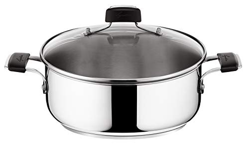 LAGOSTINA 12895031826 Tempra serving pan with lid 26 cm suitable for induction L 4