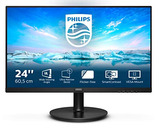 Philips 241V8L - 24 Zoll FHD Monitor 75 Hz VGA AdaptiveSync 1920x1080