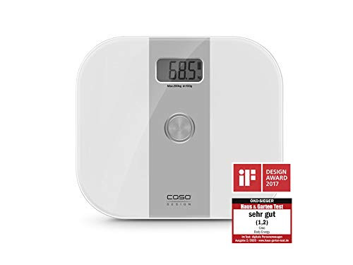 CASO Body Energy - Design Bathroom Scale with Body Energy Technology No batteries required environmentally friendly and sustainable digital scale