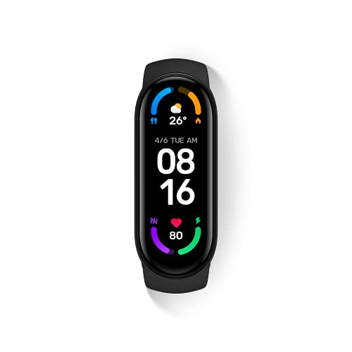 Xiaomi Mi Smart Volume 6 Fitness & Activity Tracker 1.56 "display touch AMOLED SpO2 & Pulse monitoraggio monitor di sonno di 30 modalità di allenamento