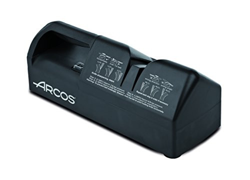 Arcos Spitzer - Elektrischer Messerschärfer - Gemacht aus plastic Farbe Schwarz