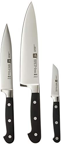 Zwilling knife Professional S 3 pieces Silver Black Stainless Steel