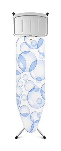 Brabantia 101205 ironing board steam Stop Dump Perfect Flow system reference Bubbles gray 124 x 38 cm