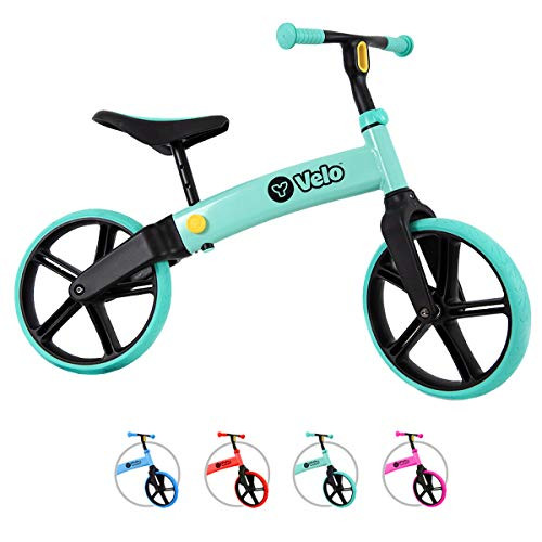 Yvolution Y Velo bicicleta Senior para niños bicicleta de entrenamiento edad de 3 a 5 años cian sin pedales