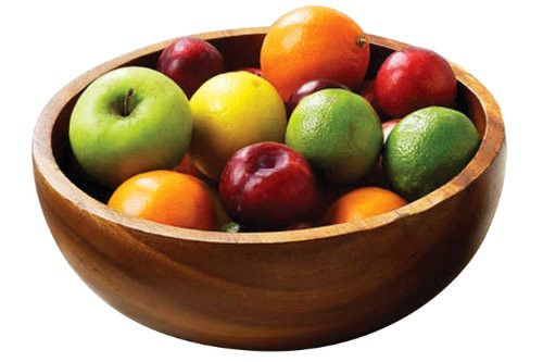 Premier Housewares Kora Fruit de bol à salade en bois d'acacia