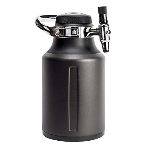GrowlerWerks uKeg ™ - Go 64 Tungsten - 1.9 L - Robust design to go everywhere with accepting