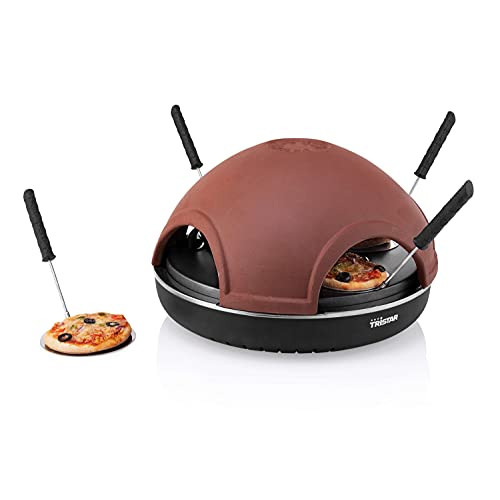 Tristar PZ-9154 Pizza Festa 4 with handmade Tonkuppel mini pizzas bake your own for up to 4 people