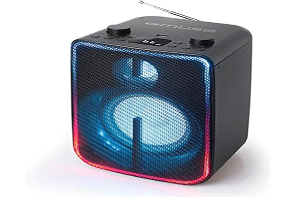 Muse | Bluetooth-Party-Box-Lautsprecher mit Batterie | M-1802DJ | 60 W | Bluetooth | Schwarz | Draht