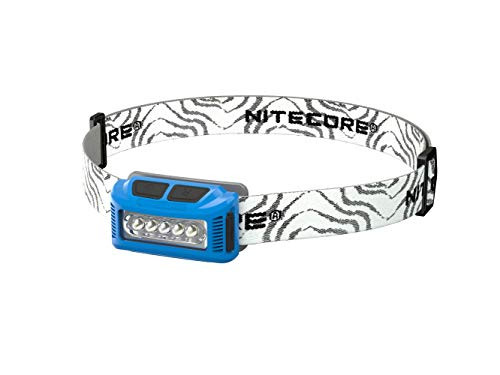 NiteCore NU10 azul - luz roja faro compacta a través de la luz blanca cargo USB