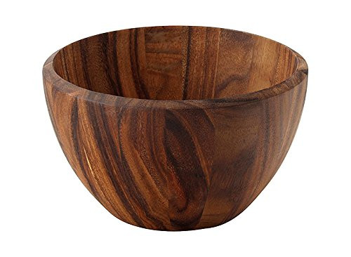 Continenta bois bol bol en bois d'acacia fait duramen belle dans un bol de fruits de modèle en bois précieux d'exécution