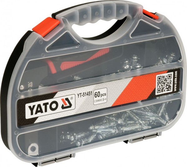 Yato molly avec 60 broches broches sertissage de plaques de plâtre YT-51451