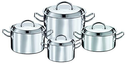 ROESLE MULTIPLY Cookware stainless steel multi-layer material polished 4-pcs.