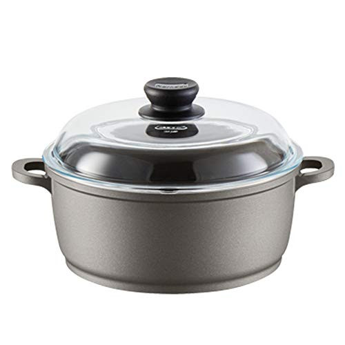 Berndes Classics saucepan Bonanza 16 cm robust cast aluminum pot with glass lid 3-layer non-stick coating