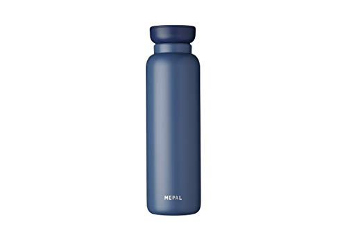 Mepal Thermo Ellipse 900 ml-Nordic Denimhält Getränke Lange kalt oder heißEdelstahl-Trinkflaschedopp