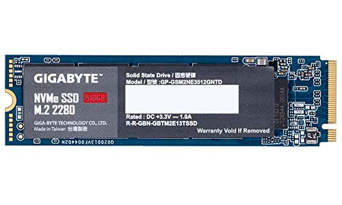 Gigabyte NVMe SSD 512GB GP-GSM2NE3512GNTD