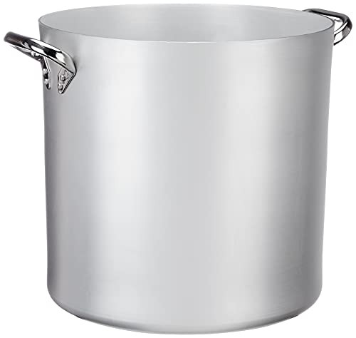 Pentols Agnelli ALMA10340 high pot with two handles stainless steel 46.5 l professional aluminum 3 mm