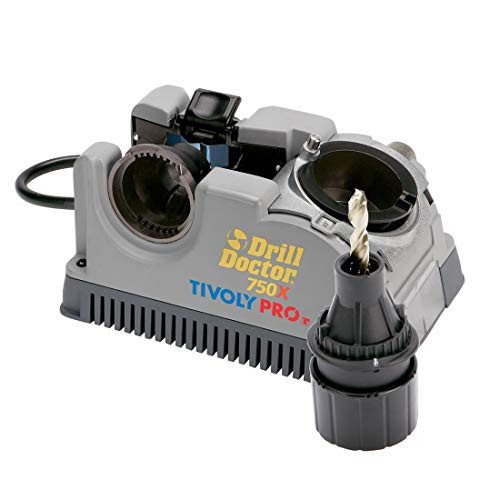 Tivoly Drill Doctor 750 – Bohrerschärfgerät 2,5 bis 19 mm Spitze 118º und 135 Grad