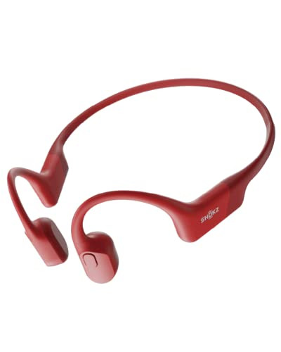 SHOKZ OPENRUN Kopfhörer Kabellos Nackenband Sport Bluetooth Rot