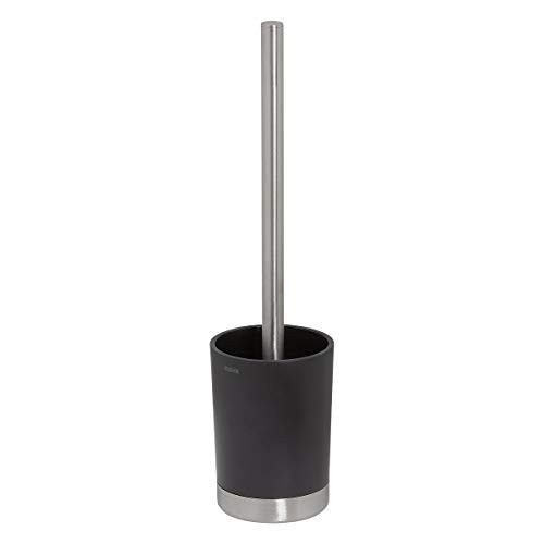 Tiger Tune Toilet Brush Brushed Stainless Steel Black detached