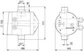 Grundfos Pressure Manager PM1/2,2 m Schukost und 1,5 m Kab 2,2 bar