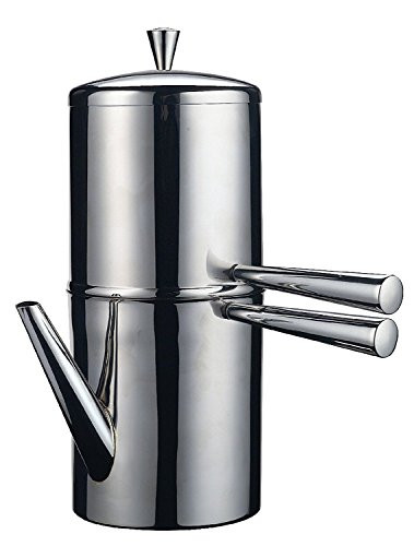 Ilsa Napoletana coffee silver for 3 cups of stainless steel