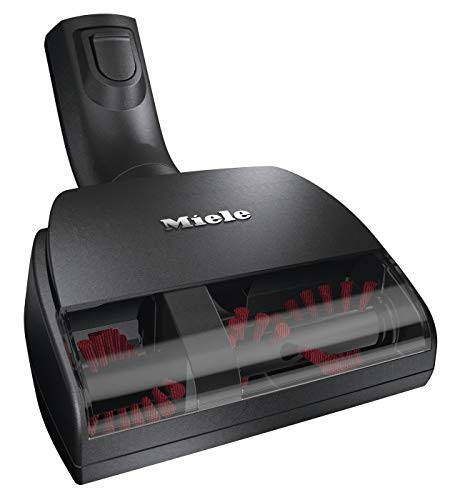 Miele SEB HX Electro Compact hand brush attachment for cordless and bagless vacuum cleaner battery Triflex HX1 of MieleZum use on upholstery or car seat Black