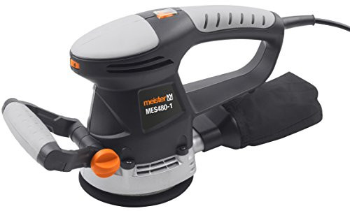 Master orbit sander 480 W rotary sander with additional handle 5457200 MES480-1 - sanding pad 125 mm - Speed ??control and speed preselection - velcro attachment - dust extraction