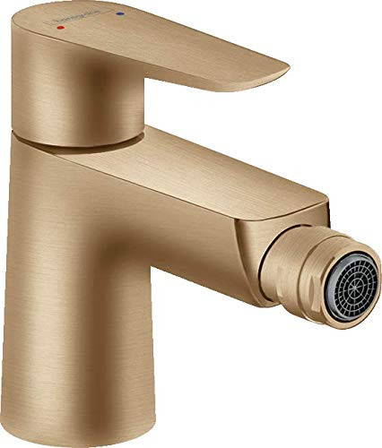 HANSGROHE Talis E Single lever bidet mixer with pop-up waste Brushed Bronze