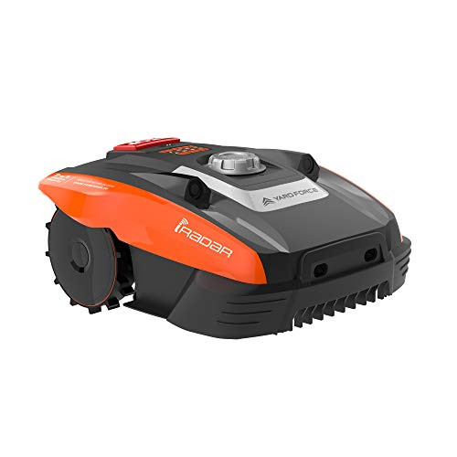 Yard Force Lawn Mower COMPACT 400Ri up to 400 square meters - self-propelled lawn mower robot with wireless connection iRadar ultrasonic sensor edge cutting function and brushless motor control app