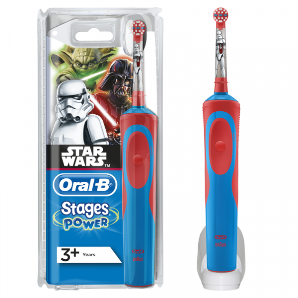 Spazzolino Braun Oral-B Vitality ragazzi Star Wars colore rosso