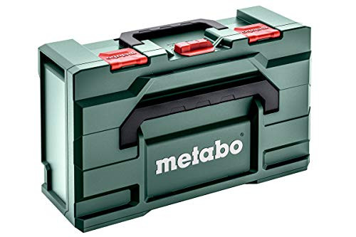 Metabo tool box leeg Metabox 165 L voor haakse slijpmachines koffer ABS stapelbaar robuust en onbreekbaar zonder gereedschap