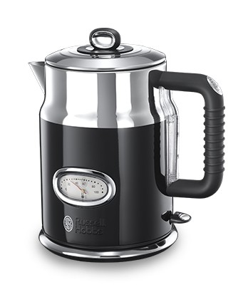 Electric kettle Russell Hobbs Retro 21671-70 (2400W 1.7l black color)